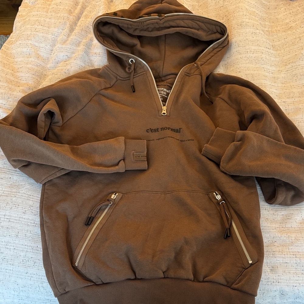 C’est Normal women’s oversized hoodie